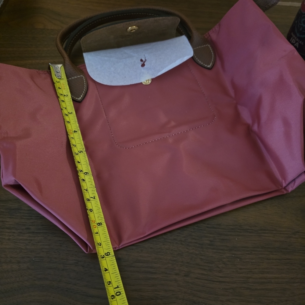 Longchamp Pink and Brown Tote Bag - Picture 9 of 11